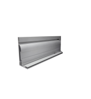 P-100 Fabric Aluminium Profile, 480mm Ultra-Heavy Duty, Anodized Silver/Black, 6M Length, Custom SEG Lightbox Frame, Optimized for XXL Tension Graphics & Backlit Displays